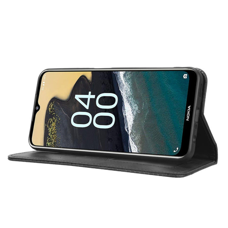 For Nokia G400 Magnetic Buckle Retro Texture Leather Phone Case