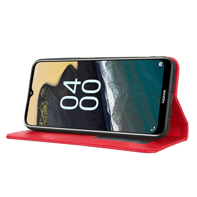 For Nokia G400 Magnetic Buckle Retro Texture Leather Phone Case
