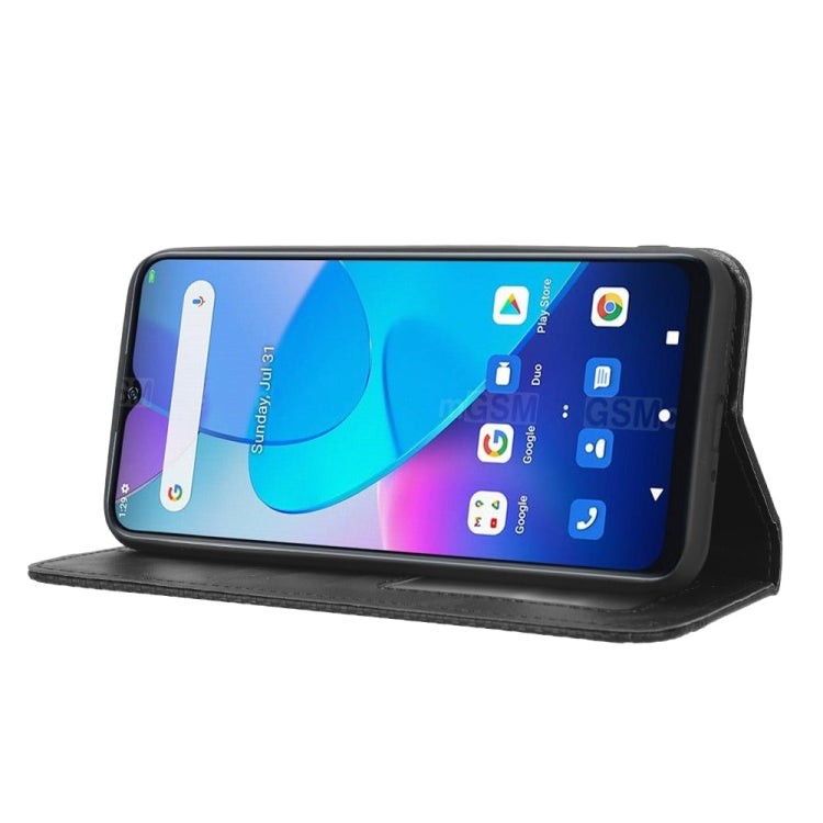 For Oukitel C31 Magnetic Buckle Retro Texture Leather Phone Case