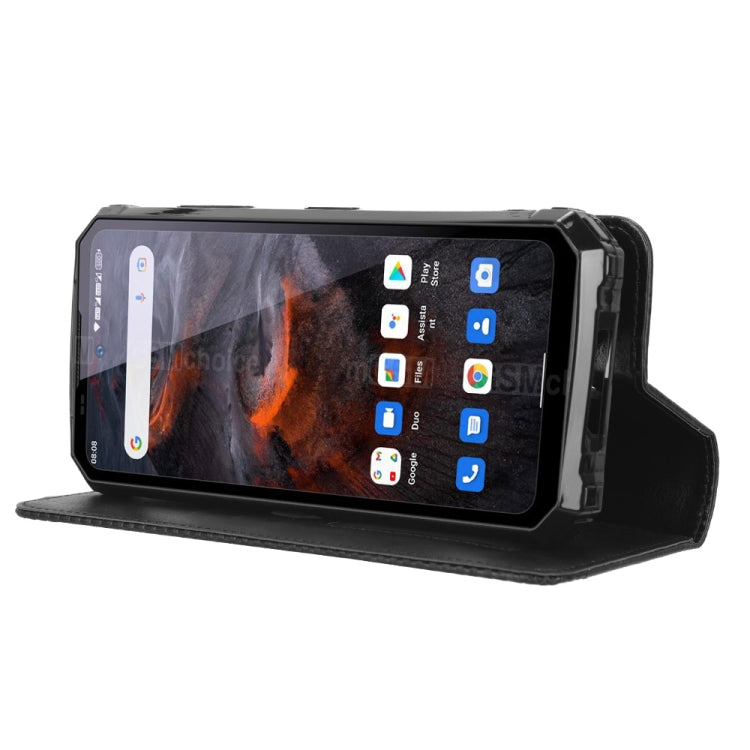 For Oukitel WP19 Magnetic Buckle Retro Texture Leather Phone Case
