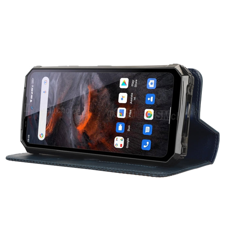 For Oukitel WP19 Magnetic Buckle Retro Texture Leather Phone Case