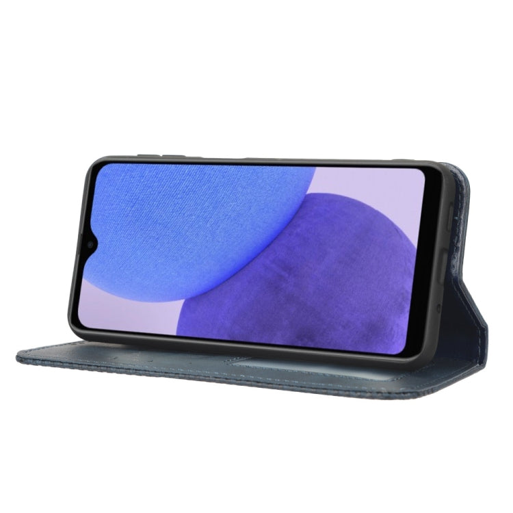 For Samsung Galaxy A23e / A23s / A23 5G JP Magnetic Buckle Retro Texture Leather Phone Case