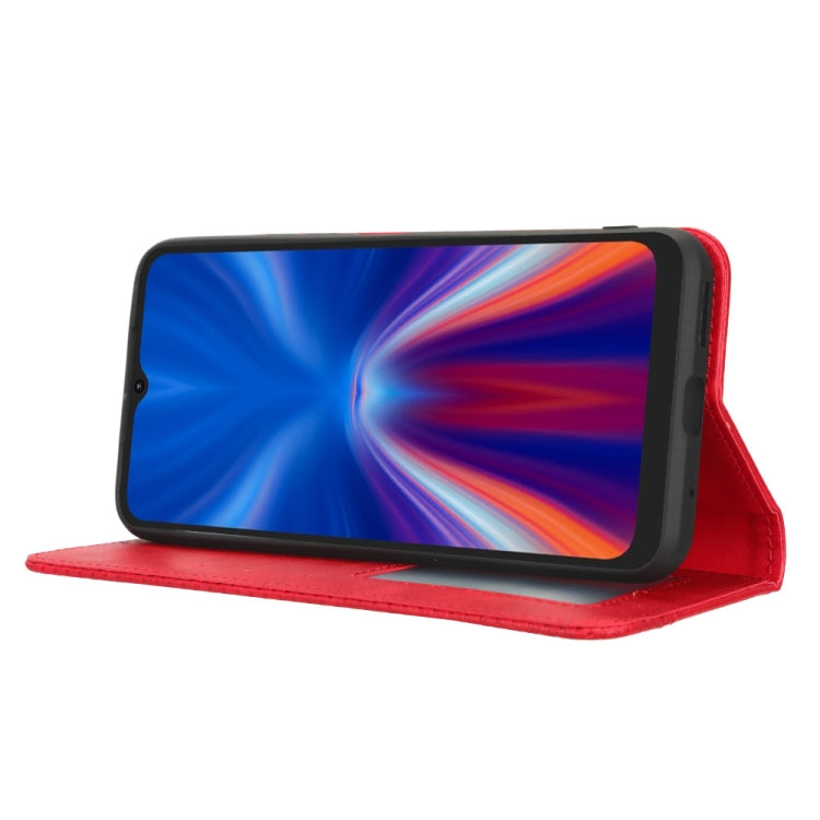 For UMIDIGI C1 Magnetic Buckle Retro Texture Leather Phone Case