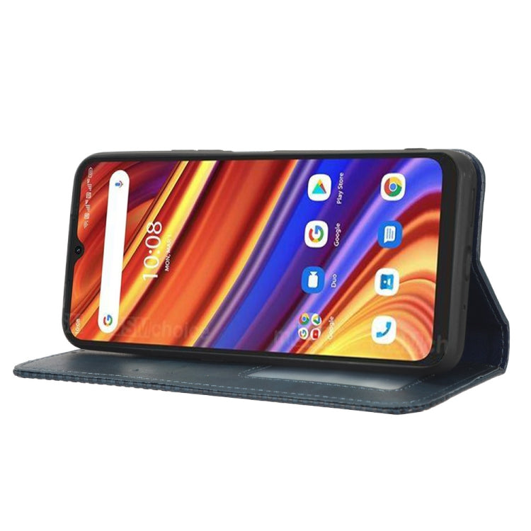 For UMIDIGI F3 5G / 4G / F3S / F3 SE Magnetic Buckle Retro Texture Leather Phone Case