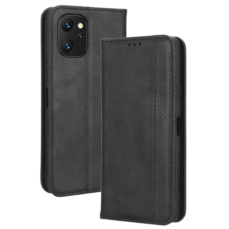 For UMIDIGI Power 7 / Power 7S Magnetic Buckle Retro Texture Leather Phone Case