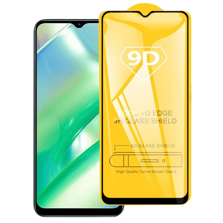 For Realme 10 5G / 10s / 10T 9D Full Glue Full Screen Tempered Glass Film