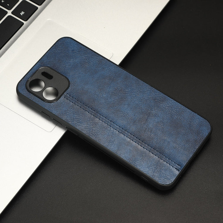 For Xiaomi Redmi A1 Sewing Cow Pattern Skin PC + PU + TPU Phone Case