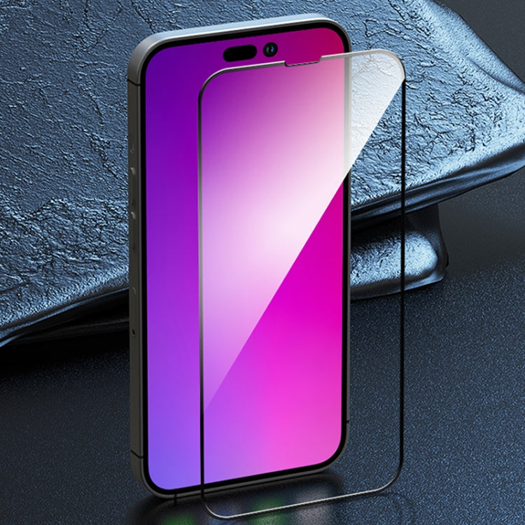 For iPhone 14 Pro MOMAX 0.3mm 2.5D Full-screen Tempered Glass Film(Black)