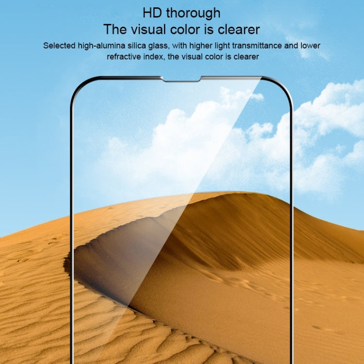 For iPhone 14 Pro MOMAX 0.3mm 2.5D Full-screen Tempered Glass Film(Black)