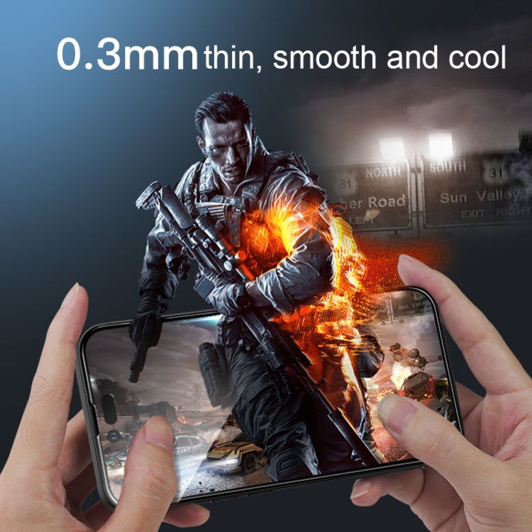 For iPhone 14 Pro Max MOMAX 0.3mm 2.5D Full-screen Tempered Glass Film(Black)