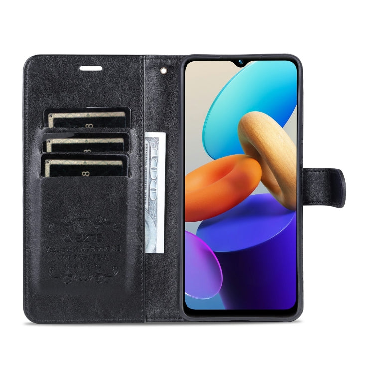 For vivo Y22/Y22s/Y35 4G AZNS Sheepskin Texture Flip Leather Phone Case