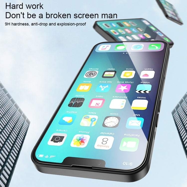 For iPhone 14 Pro Max MOMAX 0.3mm 2.5D Borderless Dustproof Tempered Glass Film