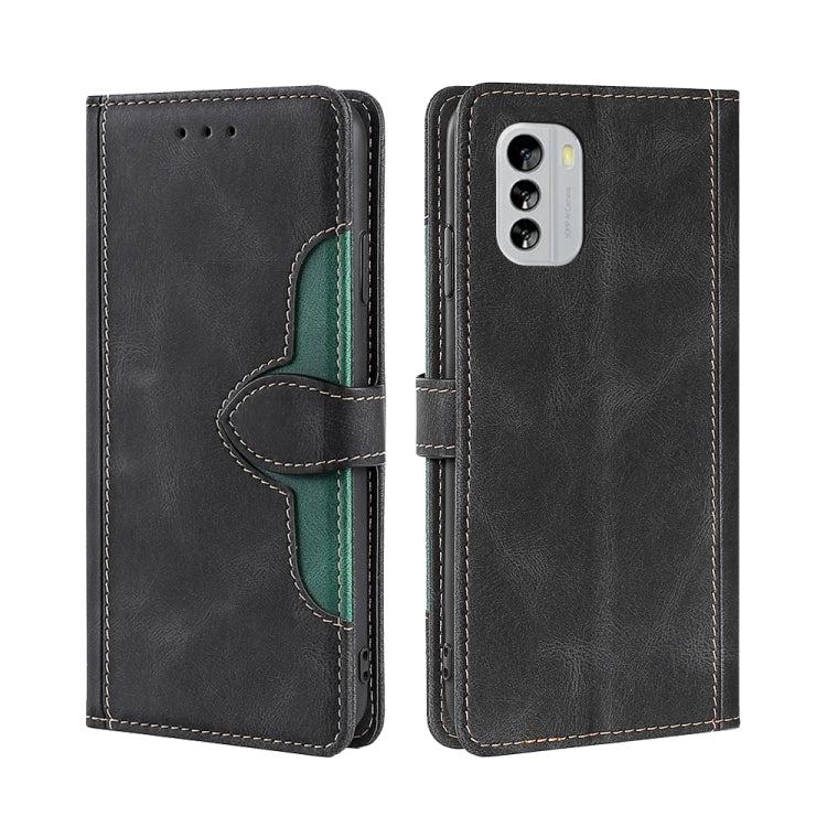 For Nokia G60 5G Skin Feel Magnetic Buckle Leather Phone Case