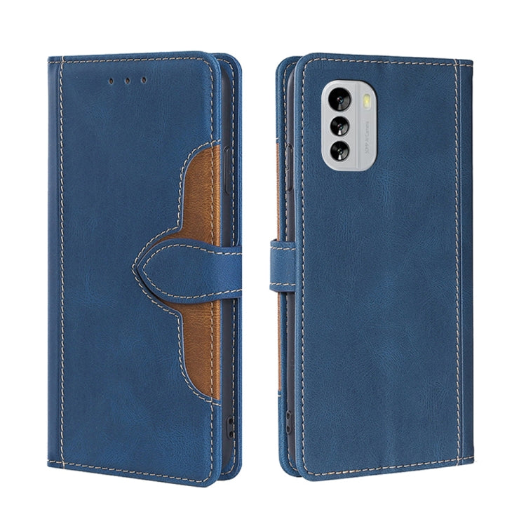 For Nokia G60 5G Skin Feel Magnetic Buckle Leather Phone Case