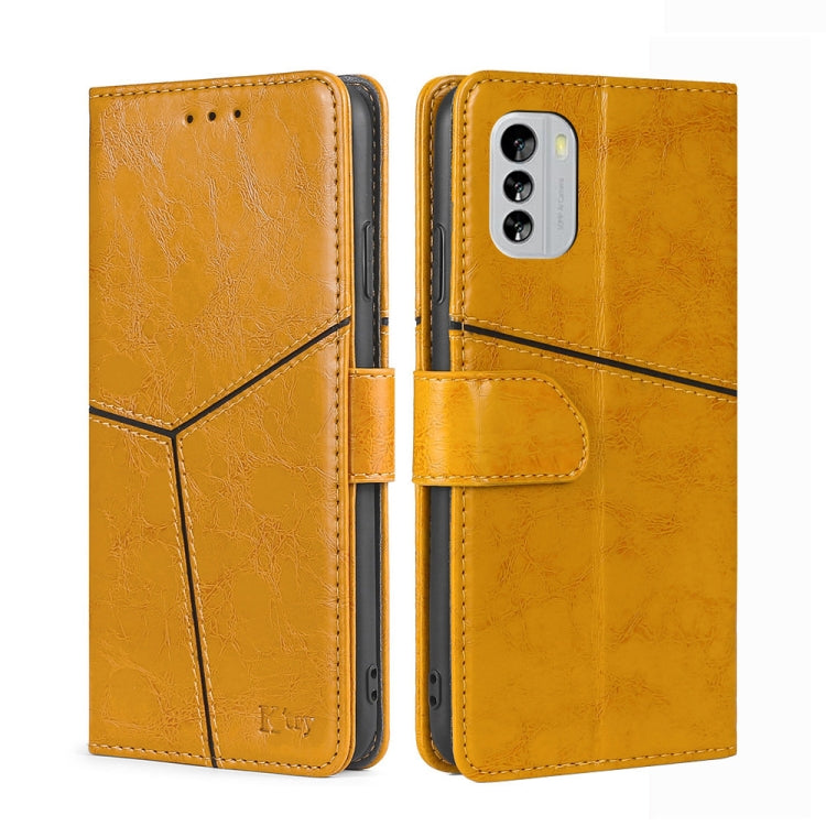 For Nokia G60 5G Geometric Stitching Horizontal Flip Leather Phone Case