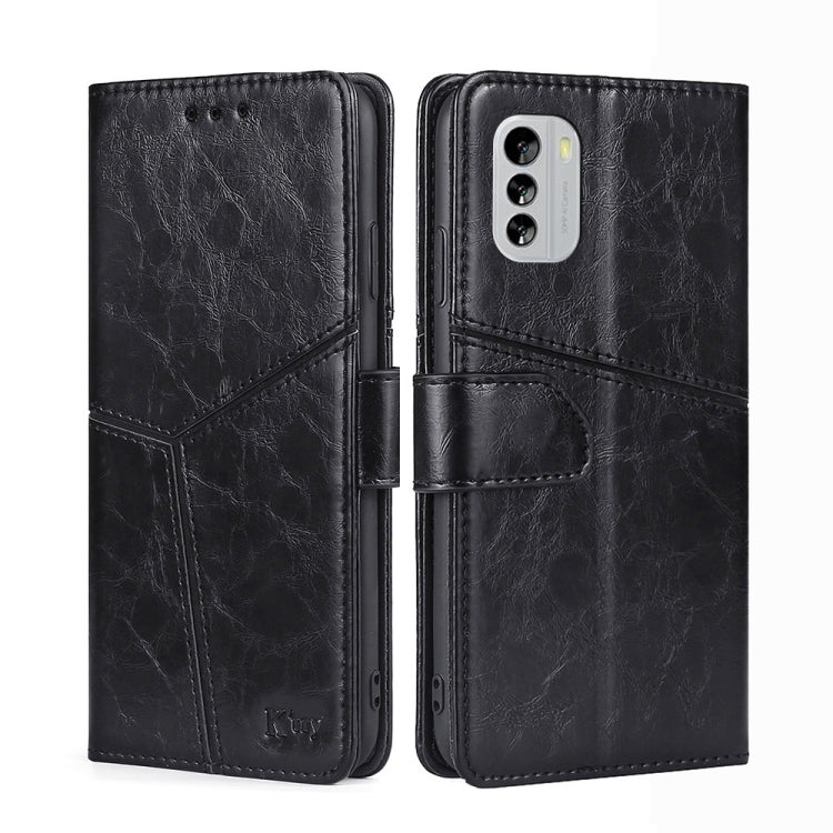 For Nokia G60 5G Geometric Stitching Horizontal Flip Leather Phone Case