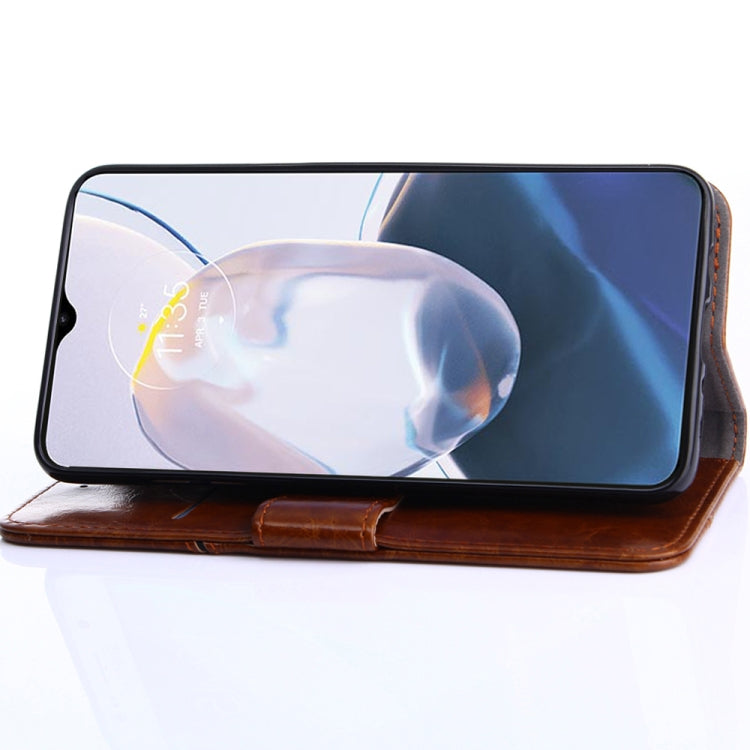 For Nokia G60 5G Geometric Stitching Horizontal Flip Leather Phone Case