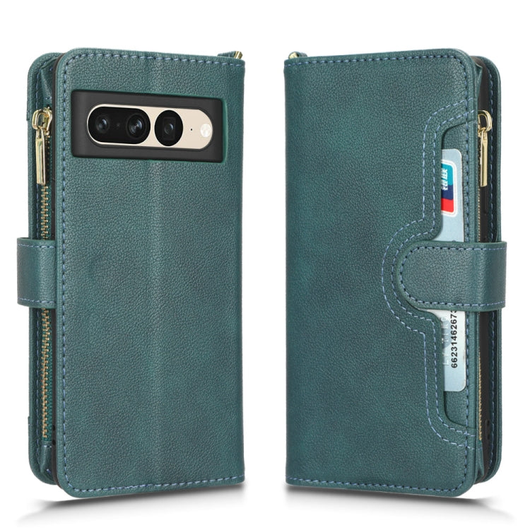 For Google Pixel 7 Pro 5G Litchi Texture Zipper Leather Phone Case