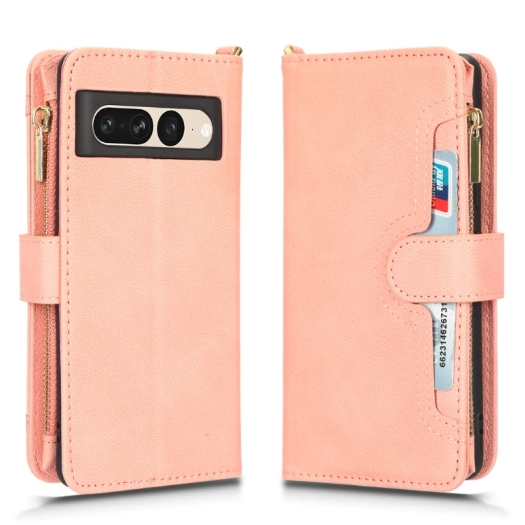 For Google Pixel 7 Pro 5G Litchi Texture Zipper Leather Phone Case