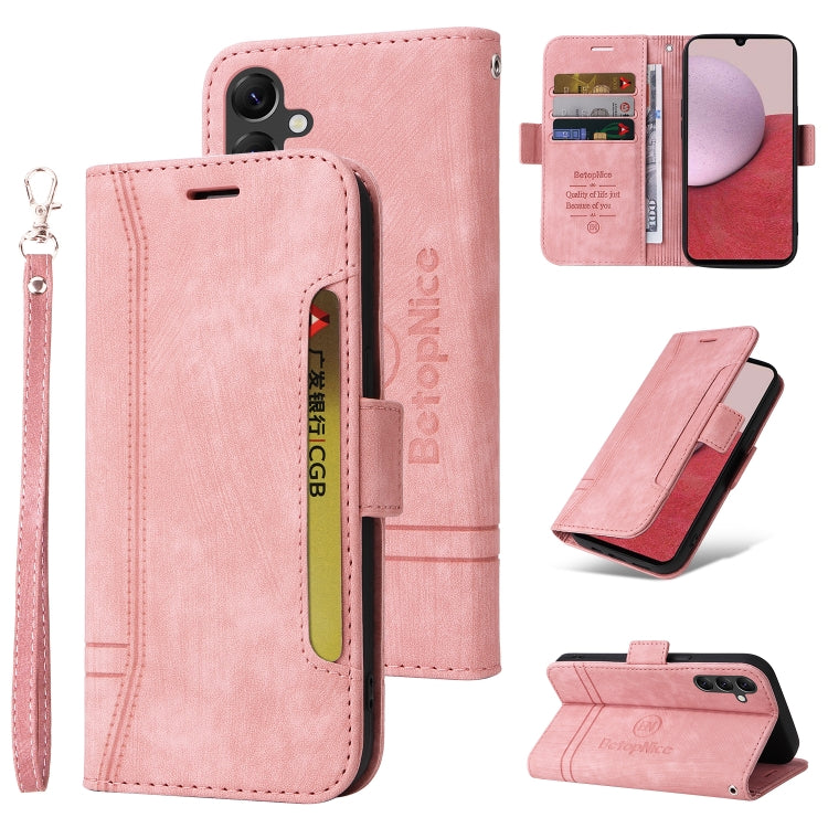 For Samsung Galaxy A14 5G BETOPNICE Dual-side Buckle Leather Phone Case
