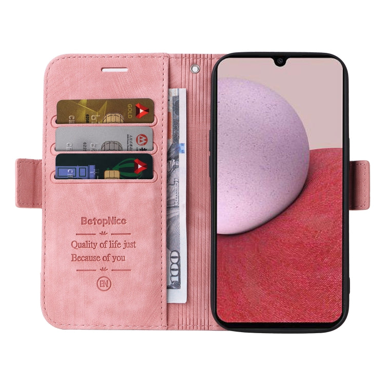 For Samsung Galaxy A14 5G BETOPNICE Dual-side Buckle Leather Phone Case