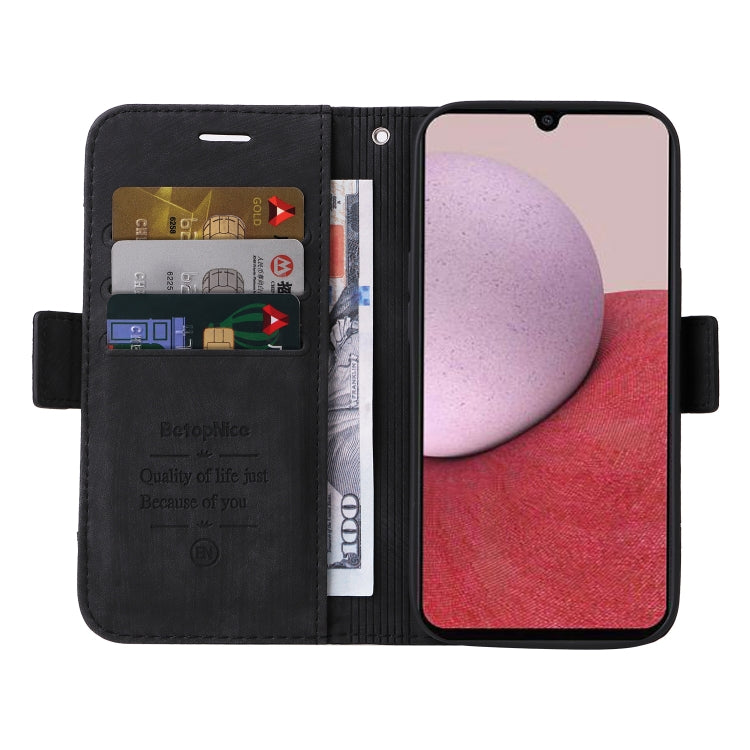For Samsung Galaxy A14 5G BETOPNICE Dual-side Buckle Leather Phone Case