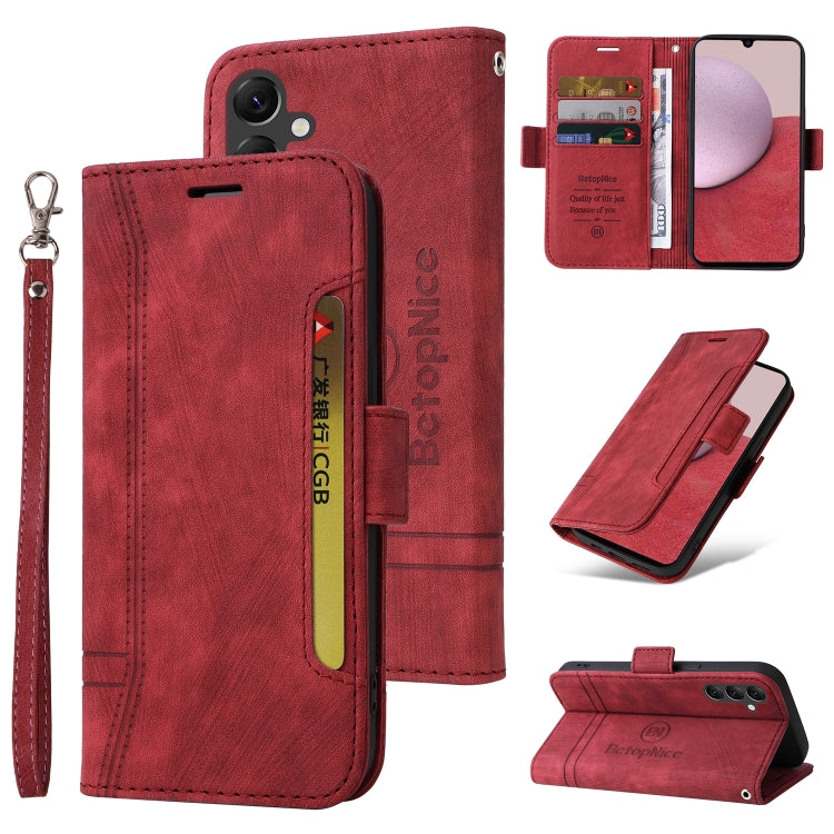 For Samsung Galaxy A14 5G BETOPNICE Dual-side Buckle Leather Phone Case
