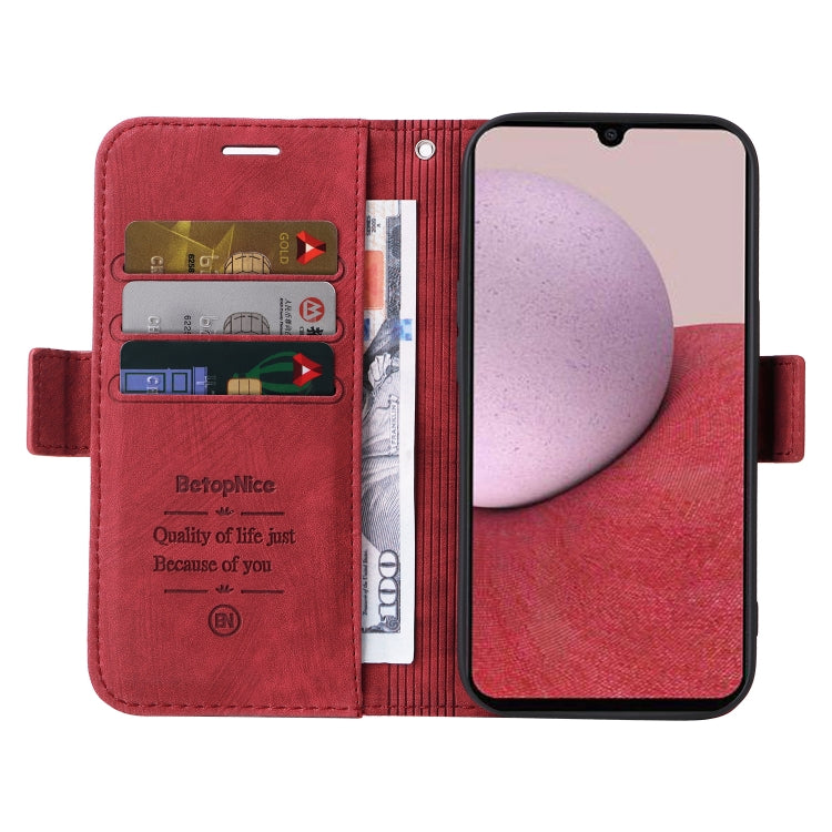 For Samsung Galaxy A14 5G BETOPNICE Dual-side Buckle Leather Phone Case