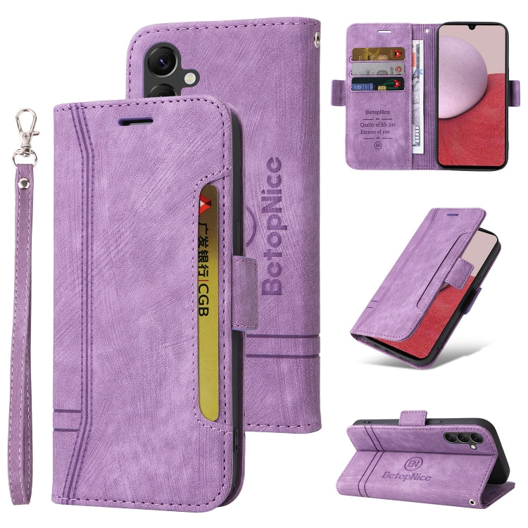 For Samsung Galaxy A14 5G BETOPNICE Dual-side Buckle Leather Phone Case