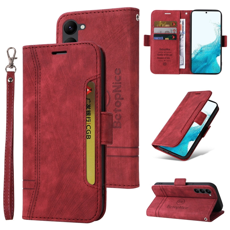 For Samsung Galaxy S23 5G BETOPNICE Dual-side Buckle Leather Phone Case