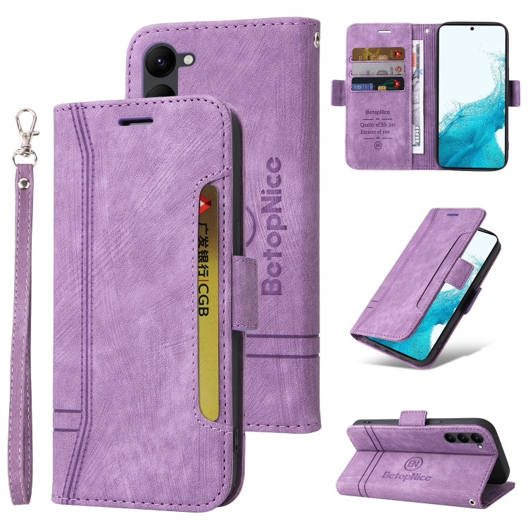 For Samsung Galaxy S23 5G BETOPNICE Dual-side Buckle Leather Phone Case