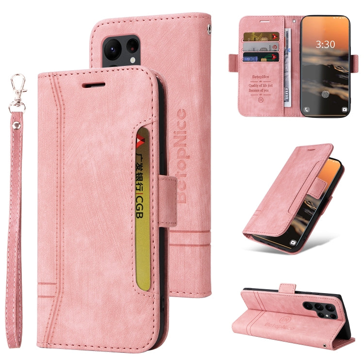 For Samsung Galaxy S23 Ultra 5G BETOPNICE Dual-side Buckle Leather Phone Case