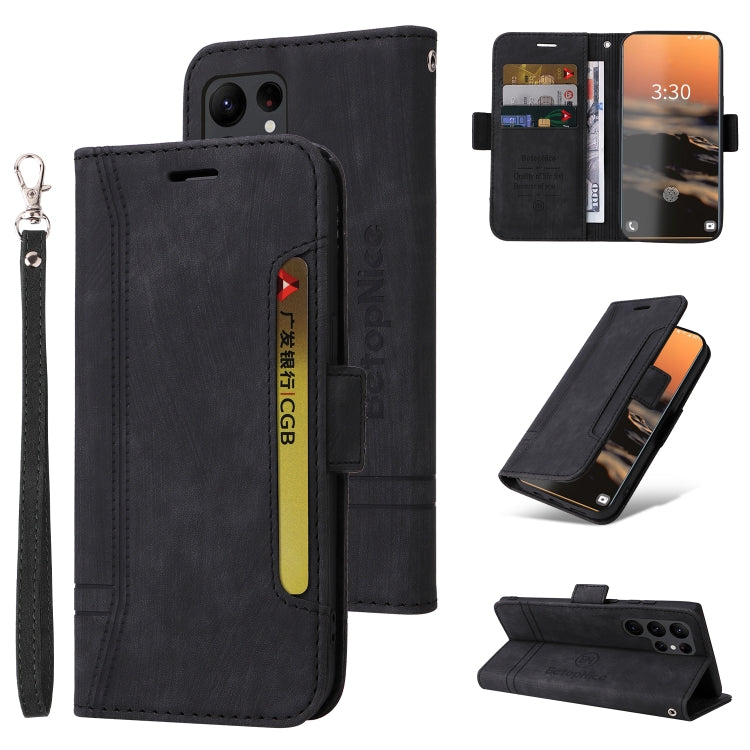 For Samsung Galaxy S23 Ultra 5G BETOPNICE Dual-side Buckle Leather Phone Case