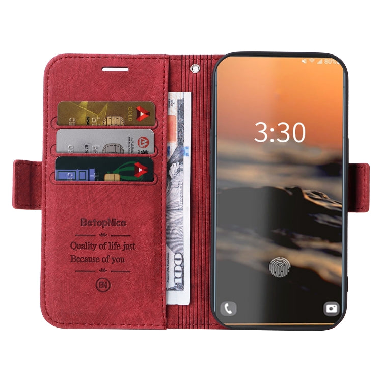 For Samsung Galaxy S23 Ultra 5G BETOPNICE Dual-side Buckle Leather Phone Case