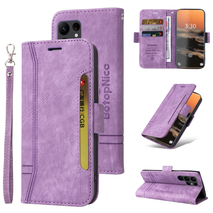 For Samsung Galaxy S23 Ultra 5G BETOPNICE Dual-side Buckle Leather Phone Case