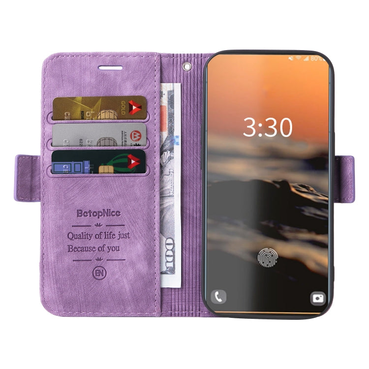 For Samsung Galaxy S23 Ultra 5G BETOPNICE Dual-side Buckle Leather Phone Case