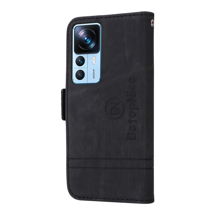 For Xiaomi 12T / 12T Pro / K50 Ultra BETOPNICE Dual-side Buckle Leather Phone Case