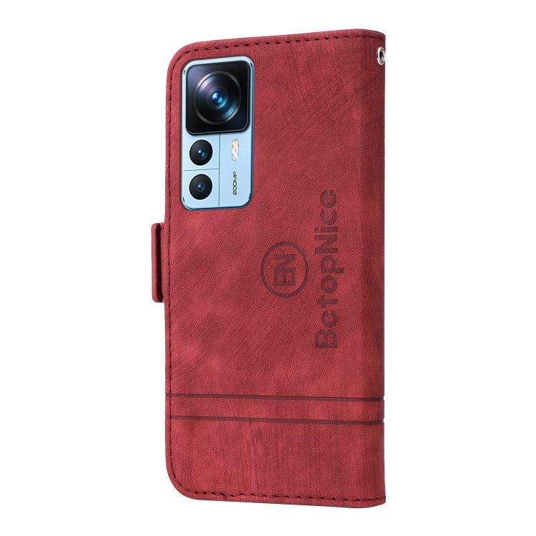 For Xiaomi 12T / 12T Pro / K50 Ultra BETOPNICE Dual-side Buckle Leather Phone Case