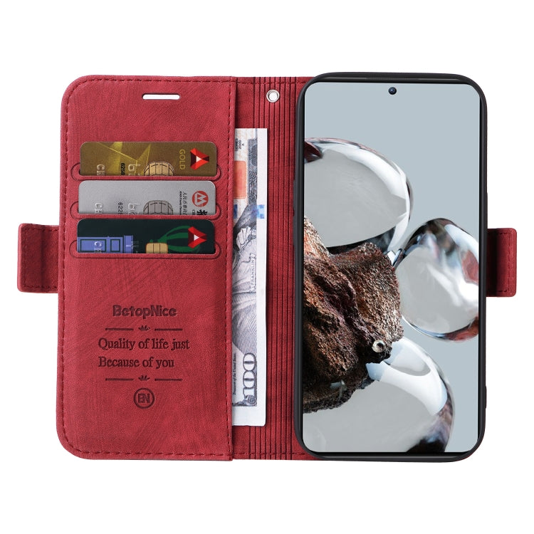 For Xiaomi 12T / 12T Pro / K50 Ultra BETOPNICE Dual-side Buckle Leather Phone Case