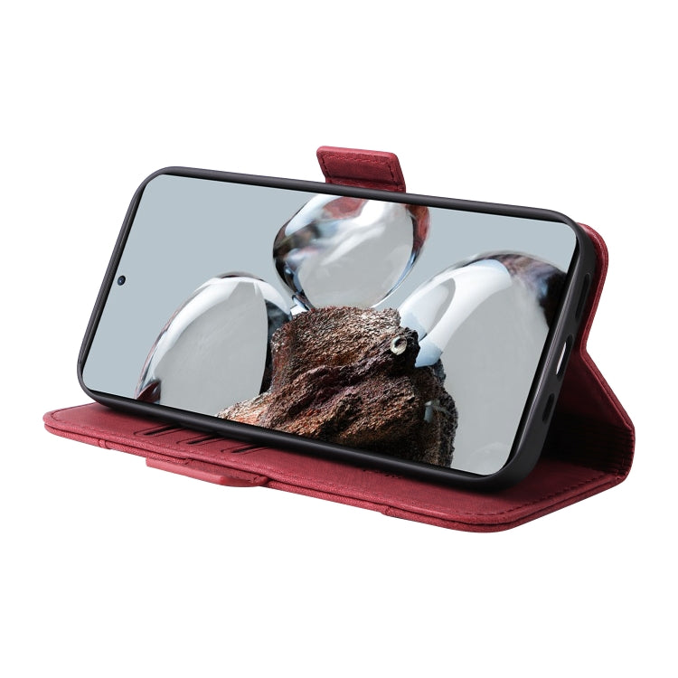 For Xiaomi 12T / 12T Pro / K50 Ultra BETOPNICE Dual-side Buckle Leather Phone Case