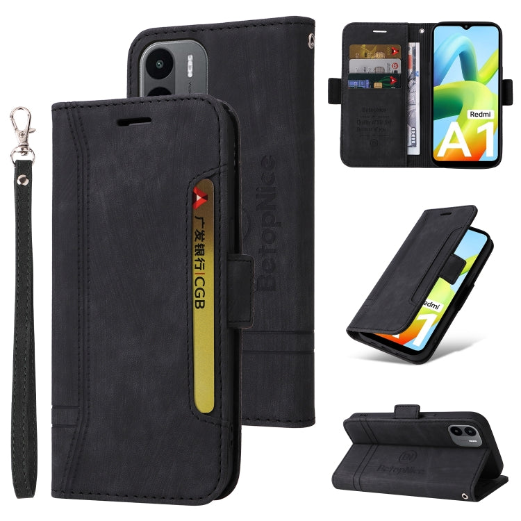 For Xiaomi Redmi A1 4G BETOPNICE Dual-side Buckle Leather Phone Case