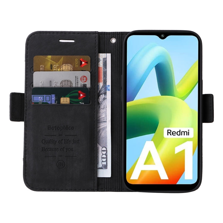 For Xiaomi Redmi A1 4G BETOPNICE Dual-side Buckle Leather Phone Case