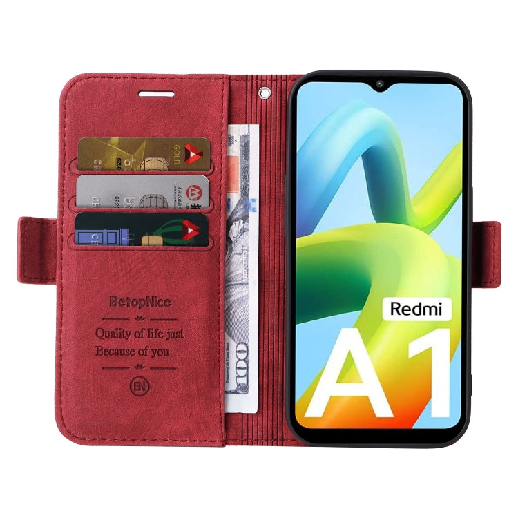For Xiaomi Redmi A1 4G BETOPNICE Dual-side Buckle Leather Phone Case