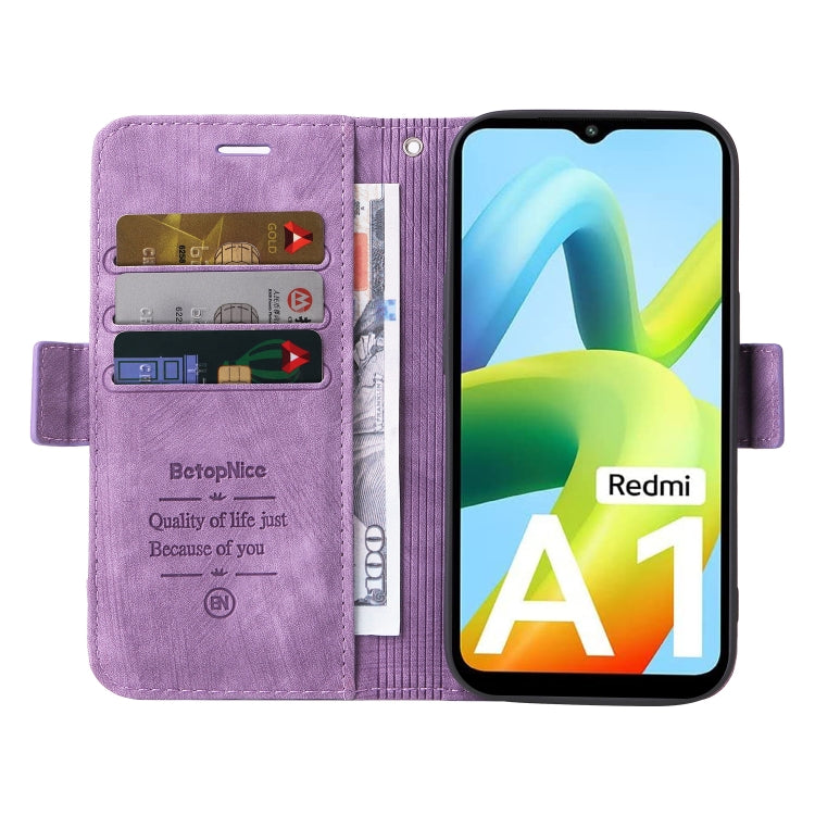 For Xiaomi Redmi A1 4G BETOPNICE Dual-side Buckle Leather Phone Case