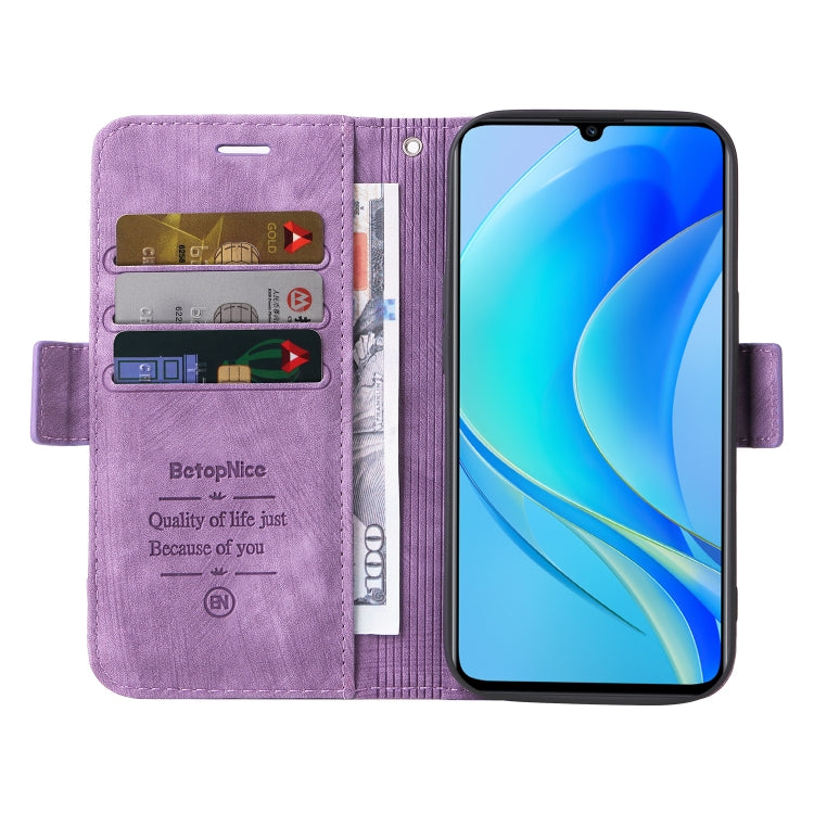For Huawei nova Y70 / Y70 Plus / Enjoy 50 BETOPNICE Dual-side Buckle Leather Phone Case