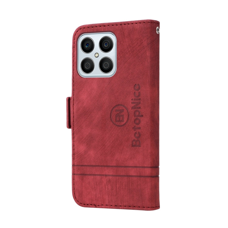 For Honor X8 5G / X6 BETOPNICE Dual-side Buckle Leather Phone Case