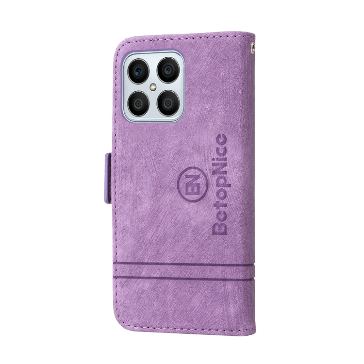 For Honor X8 5G / X6 BETOPNICE Dual-side Buckle Leather Phone Case