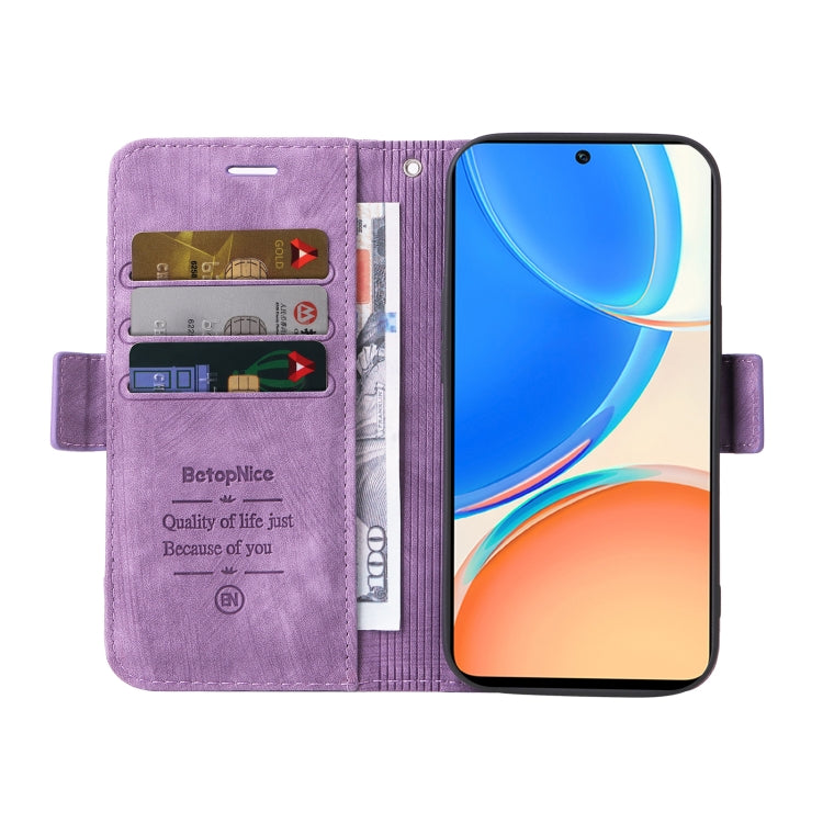 For Honor X8 5G / X6 BETOPNICE Dual-side Buckle Leather Phone Case
