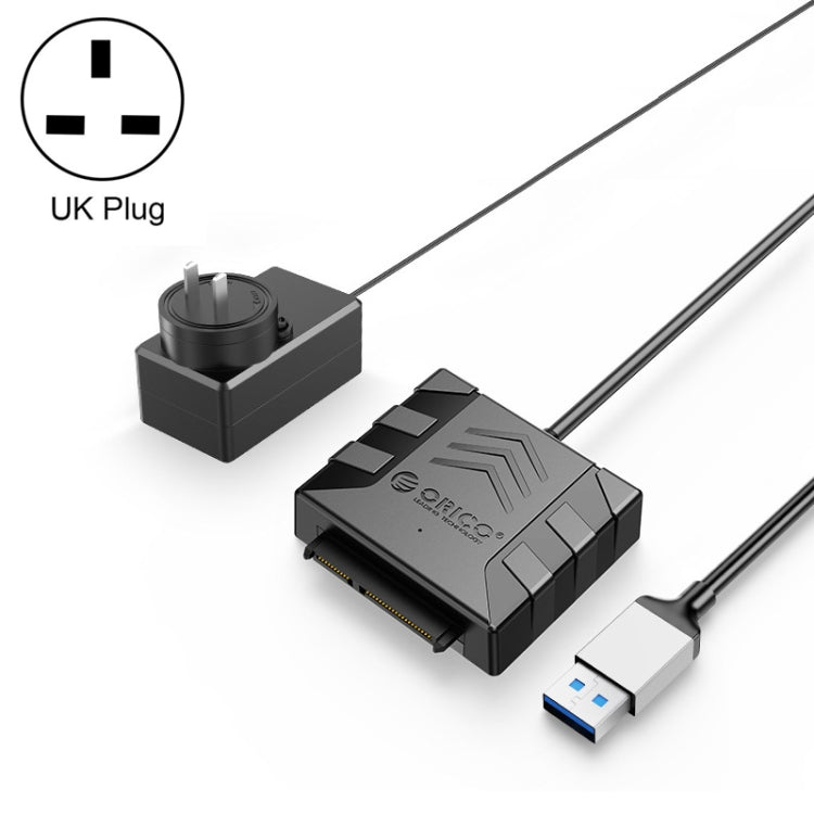 ORICO UTS1 USB 3.0 2.5-inch SATA HDD Adapter with 12V 2A Power Adapter, Cable Length:0.3m
