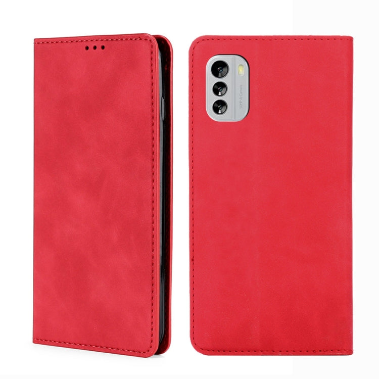For Nokia G60 5G Skin Feel Magnetic Horizontal Flip Leather Phone Case